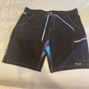 Huk NXTLVL Performance Fishing
Board Short
Black
Size XXXL